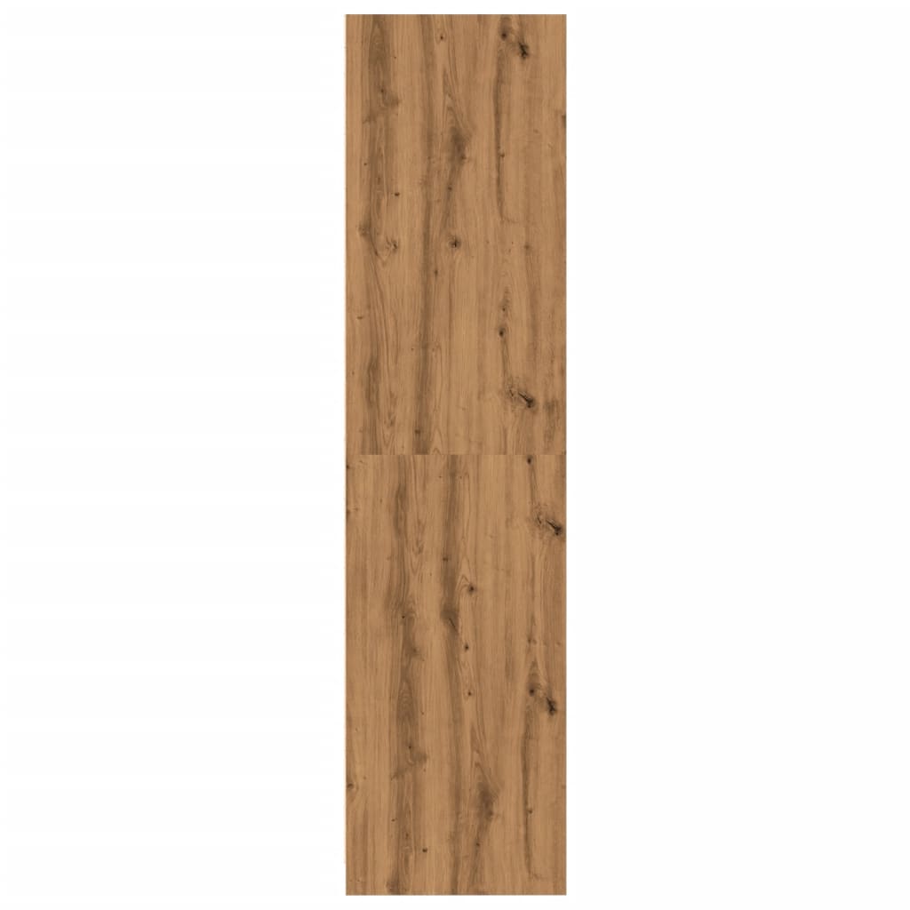 vidaXL Wardrobe Artisian Oak 50x50x200 cm Engineered Wood