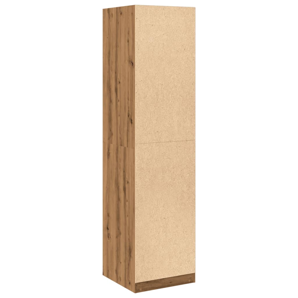 vidaXL Wardrobe Artisian Oak 50x50x200 cm Engineered Wood