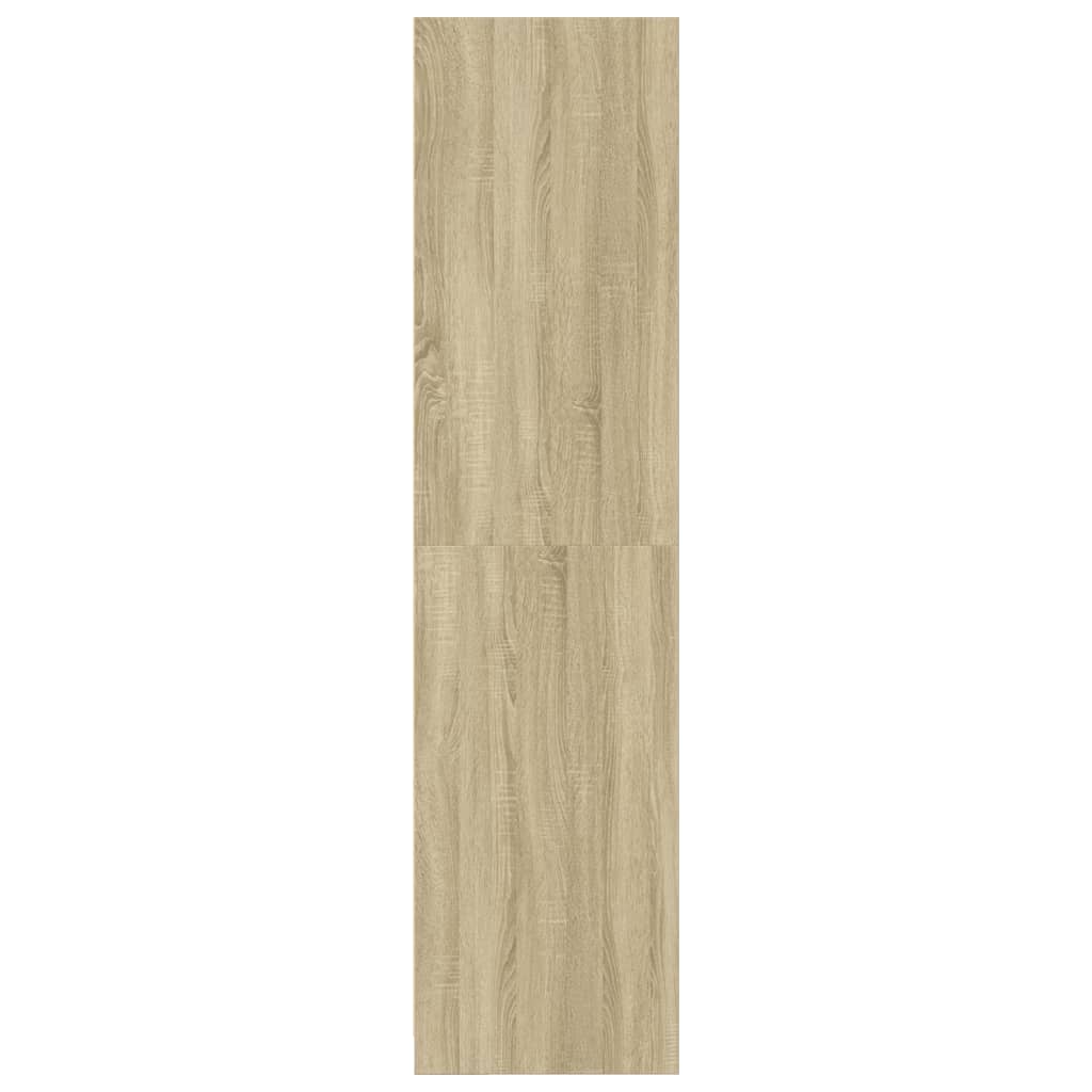 vidaXL Wardrobe Sonoma Oak 80x50x200 cm Engineered Wood