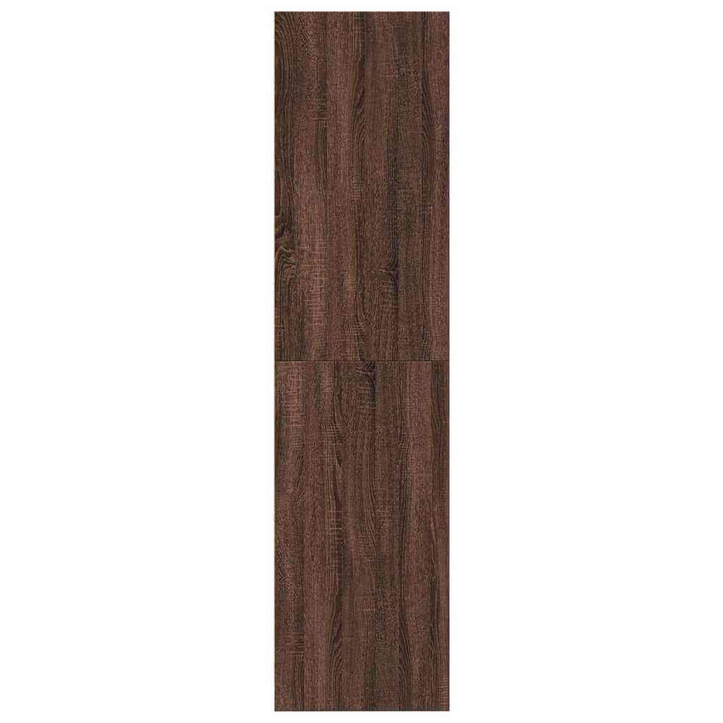 vidaXL Wardrobe Brown Oak 80x50x200 cm Engineered Wood