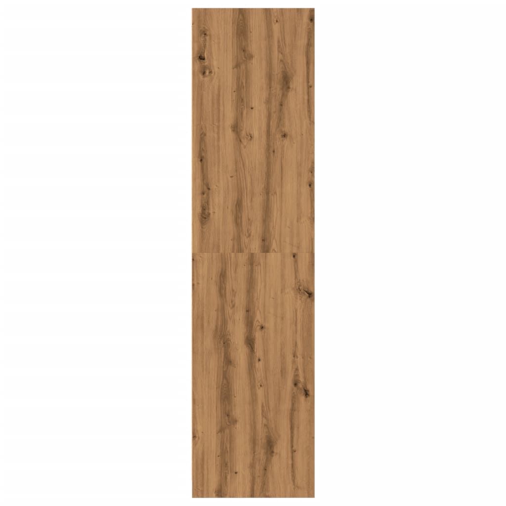 vidaXL Wardrobe Artisian Oak 80x50x200 cm Engineered Wood