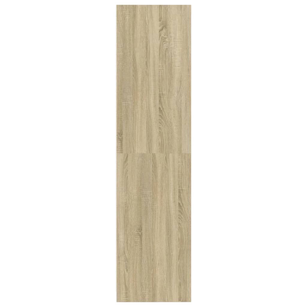 vidaXL Wardrobe Sonoma Oak 100x50x200 cm Engineered Wood