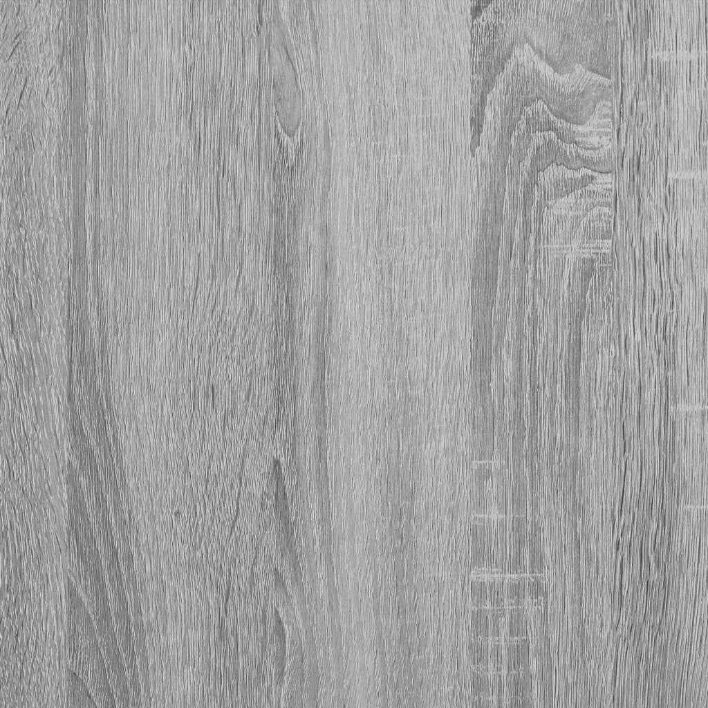 vidaXL Wardrobe Grey Sonoma 100x50x200 cm Engineered Wood