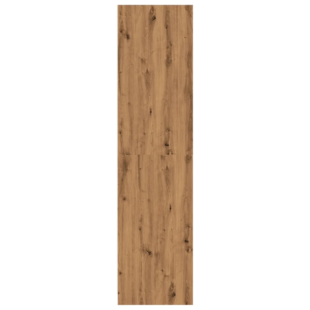 vidaXL Wardrobe Artisian Oak 100x50x200 cm Engineered Wood