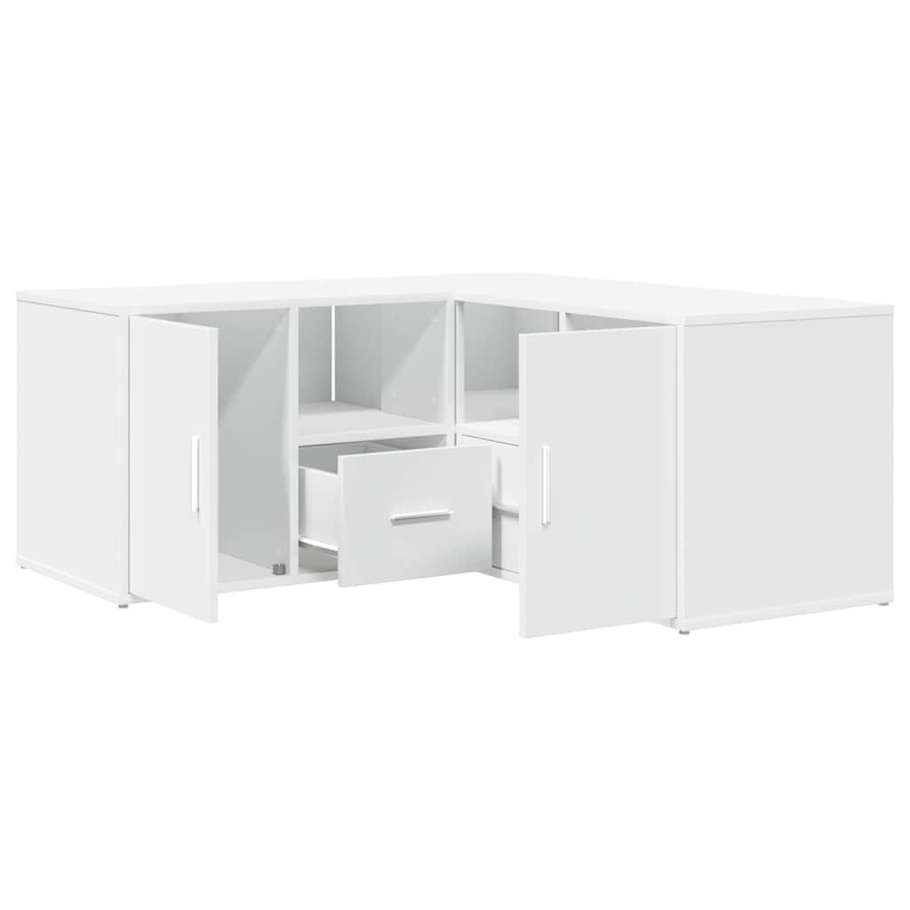 Corner Cabinet White 160x40x45 cm Engineered Wood