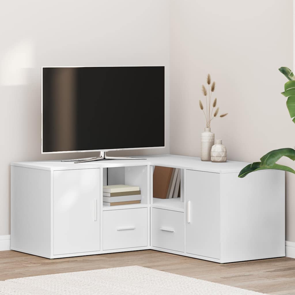 Corner Cabinet White 160x40x45 cm Engineered Wood