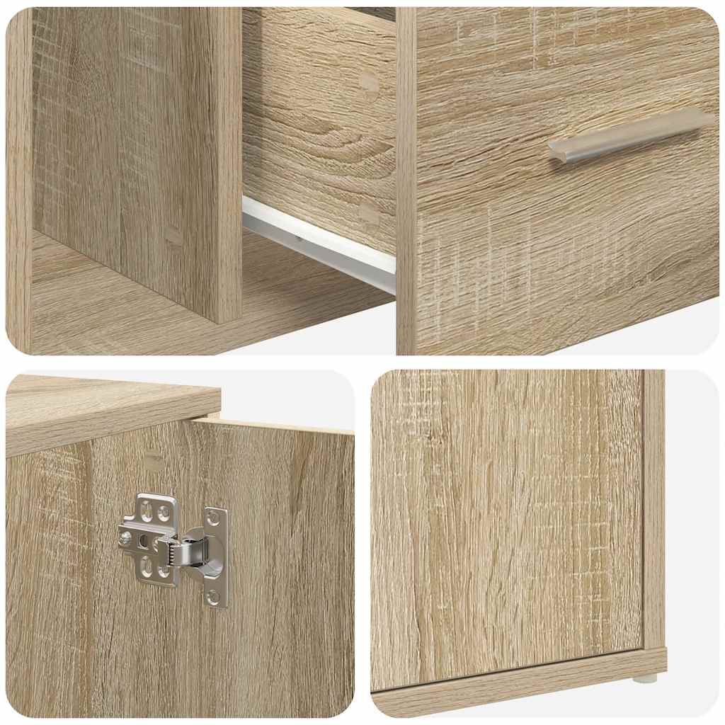 Corner Cabinet Sonoma Oak 160x40x45 cm Engineered Wood
