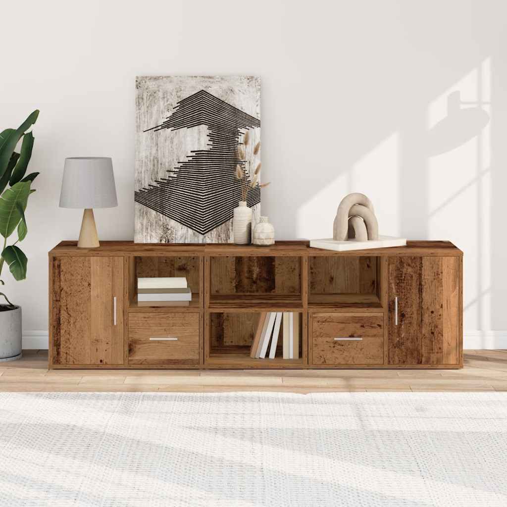 Corner Cabinet Old Wood 160x40x45 cm Engineered Wood