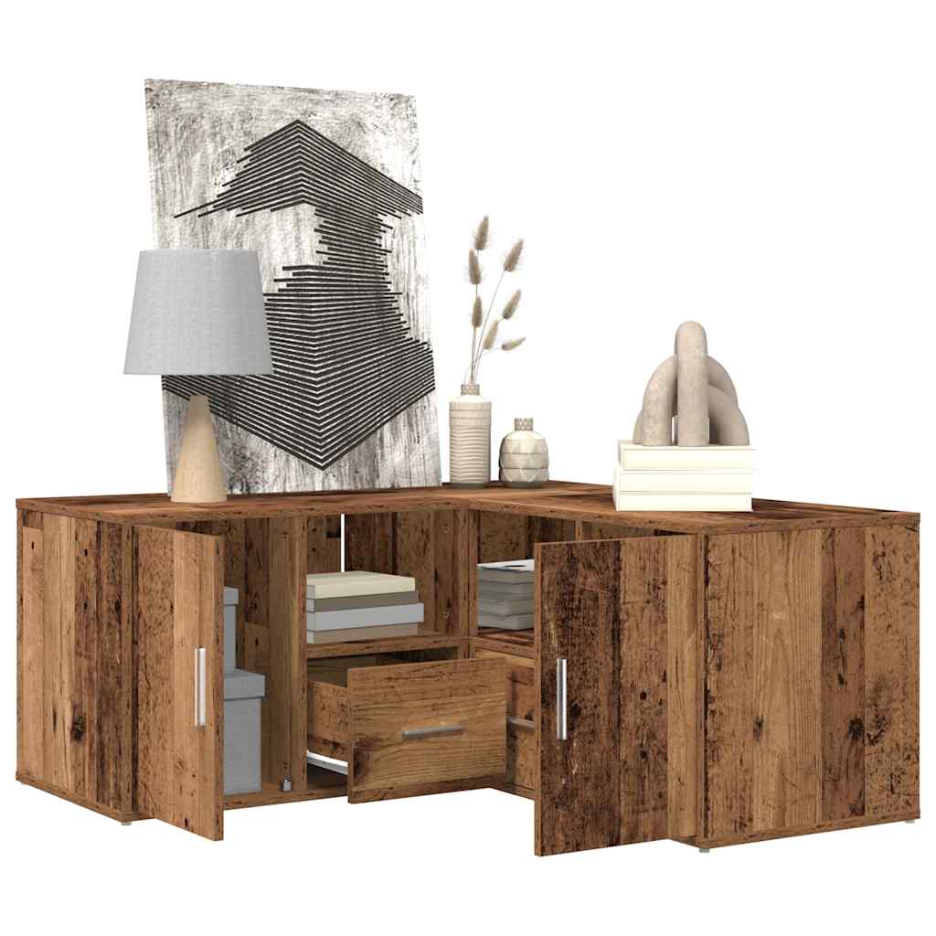 Corner Cabinet Old Wood 160x40x45 cm Engineered Wood
