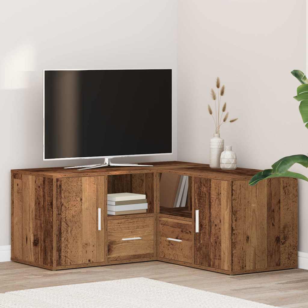 Corner Cabinet Old Wood 160x40x45 cm Engineered Wood