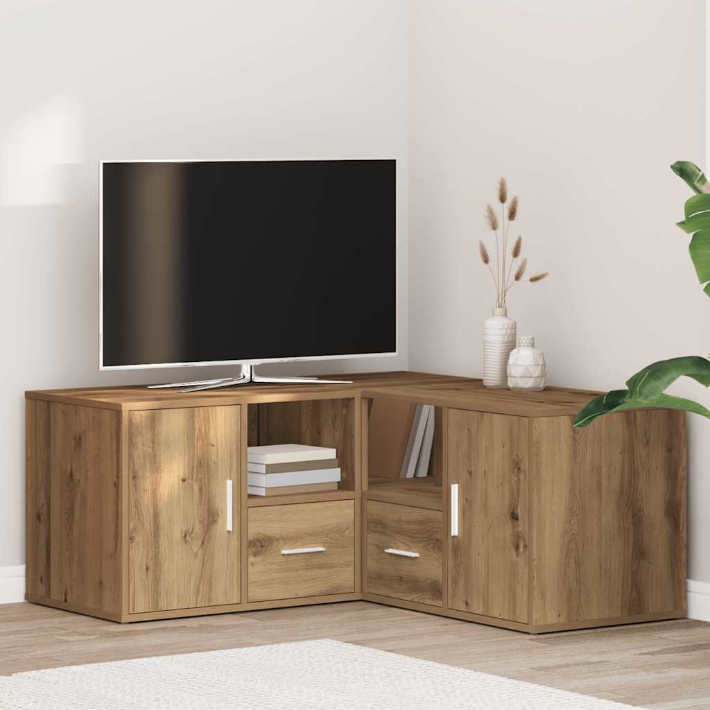 Corner Cabinet Artisian Oak 160x40x45 cm Engineered Wood
