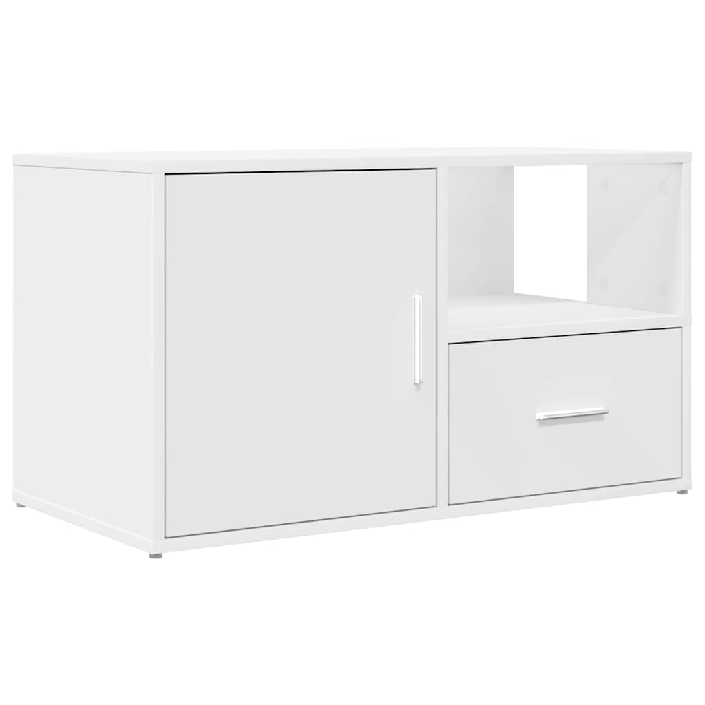 Corner Cabinet White 200x40x45 cm Engineered Wood