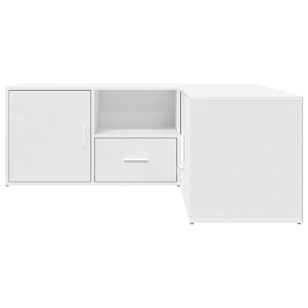 Corner Cabinet White 200x40x45 cm Engineered Wood