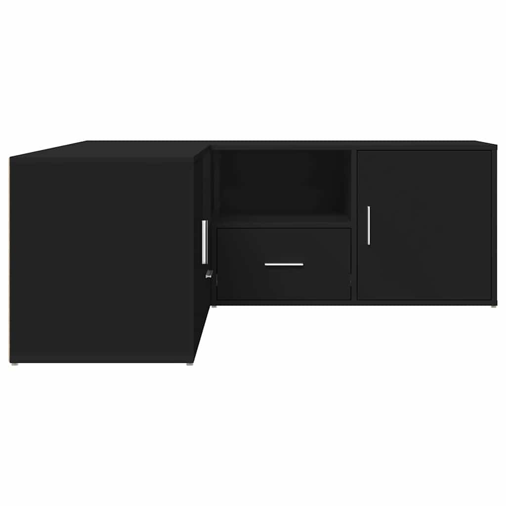 Corner Cabinet Black 200x40x45 cm Engineered Wood