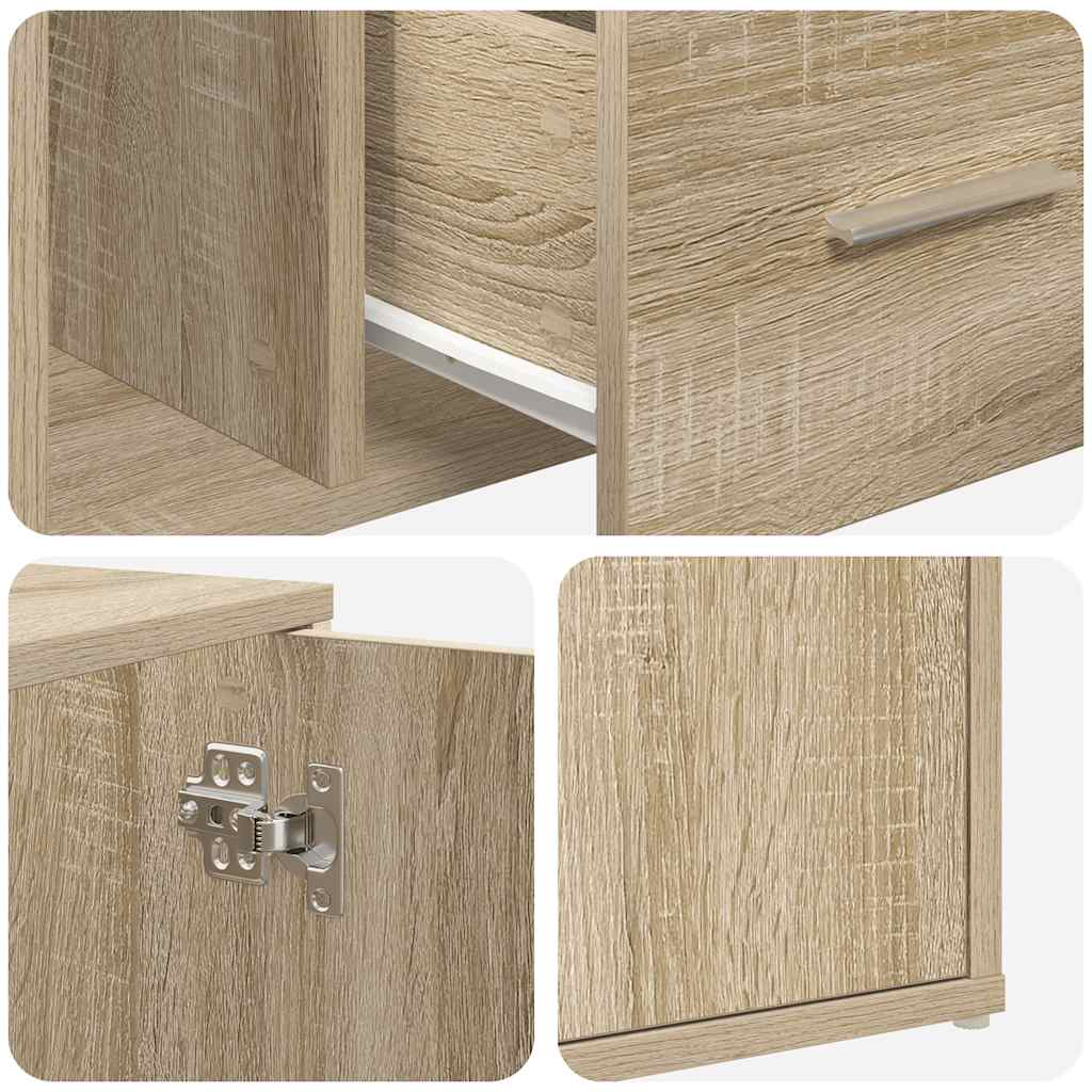 Corner Cabinet Sonoma Oak 200x40x45 cm Engineered Wood