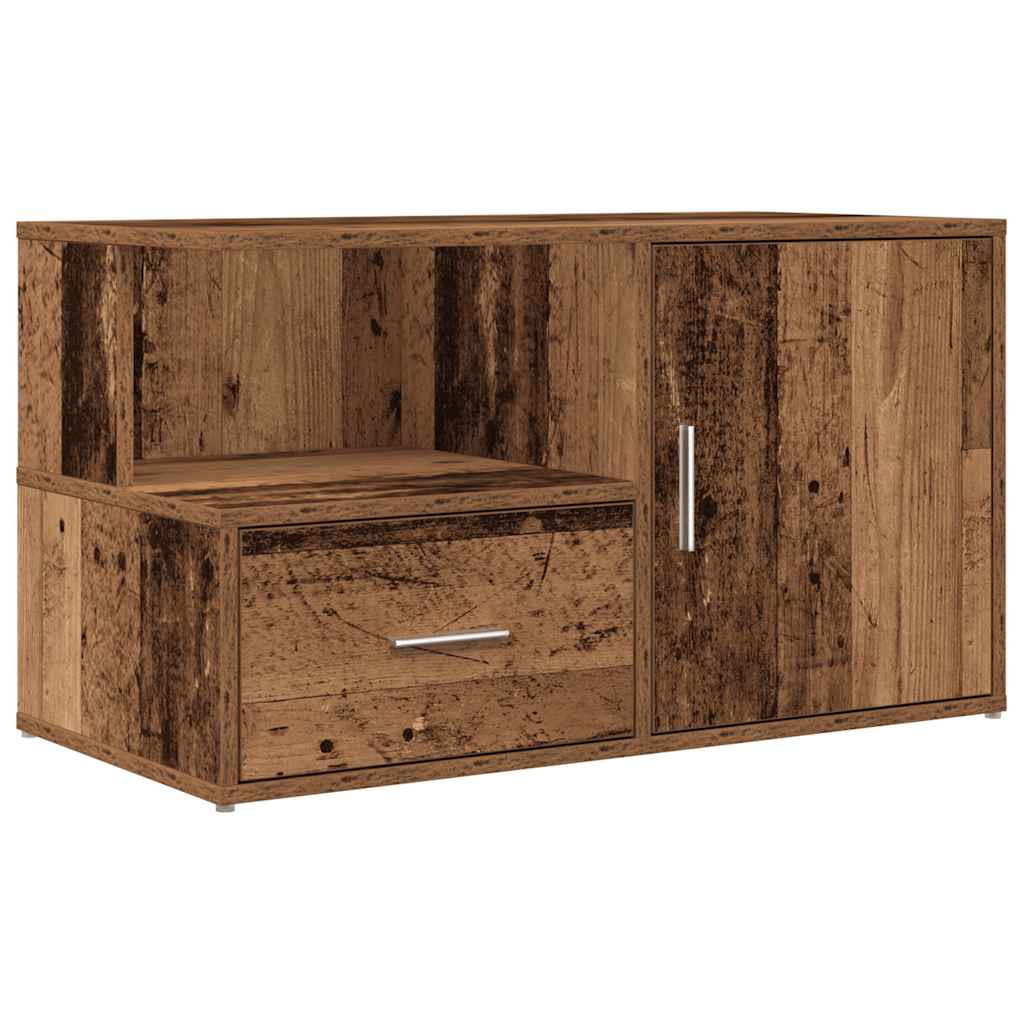 Corner Cabinet Old Wood 200x40x45 cm Engineered Wood