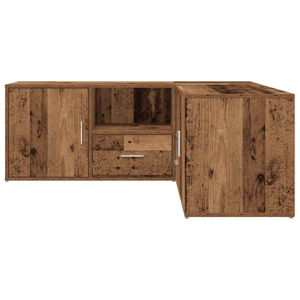 Corner Cabinet Old Wood 200x40x45 cm Engineered Wood