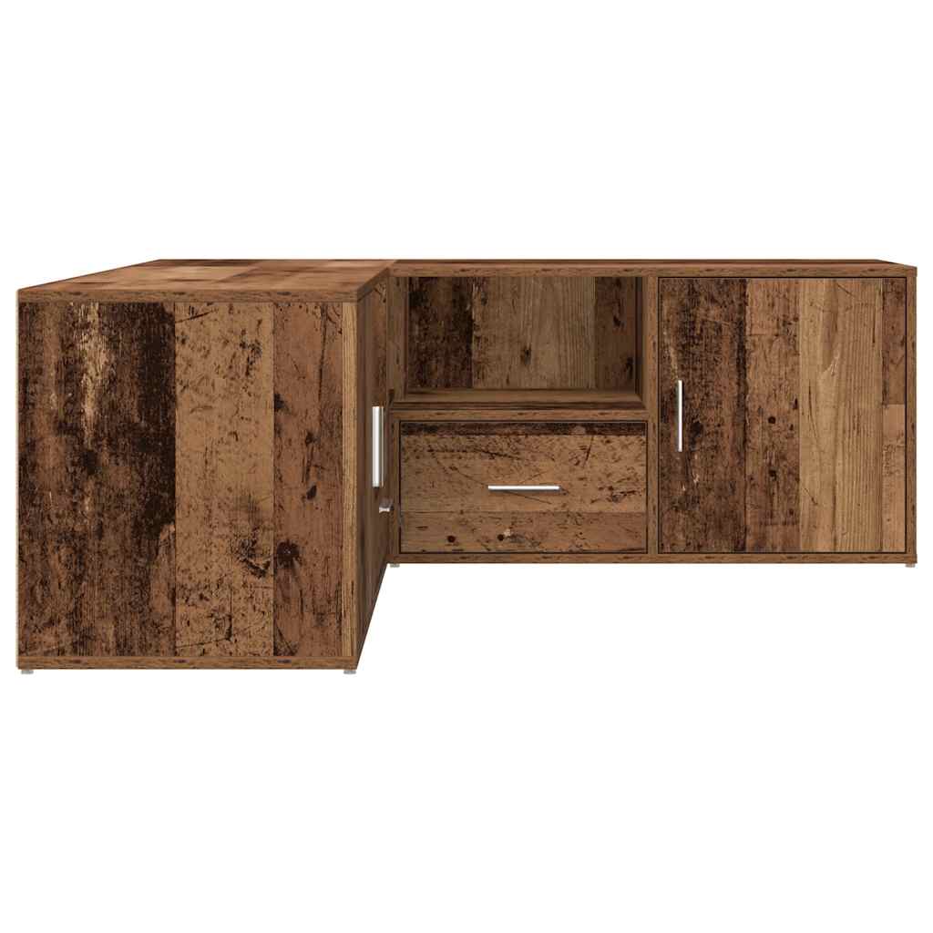 Corner Cabinet Old Wood 200x40x45 cm Engineered Wood
