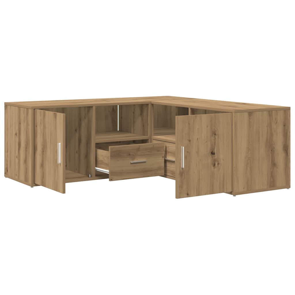 Corner Cabinet Artisian Oak 200x40x45 cm Engineered Wood