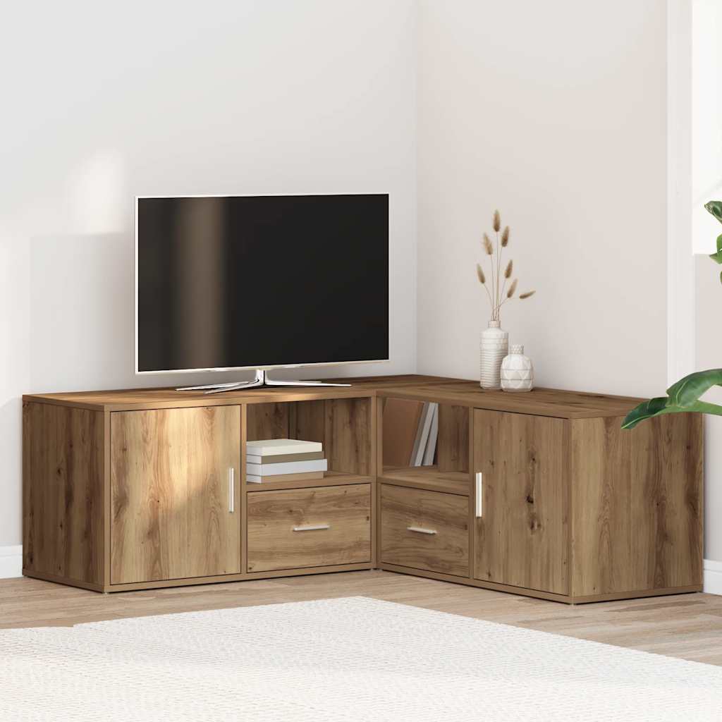Corner Cabinet Artisian Oak 200x40x45 cm Engineered Wood