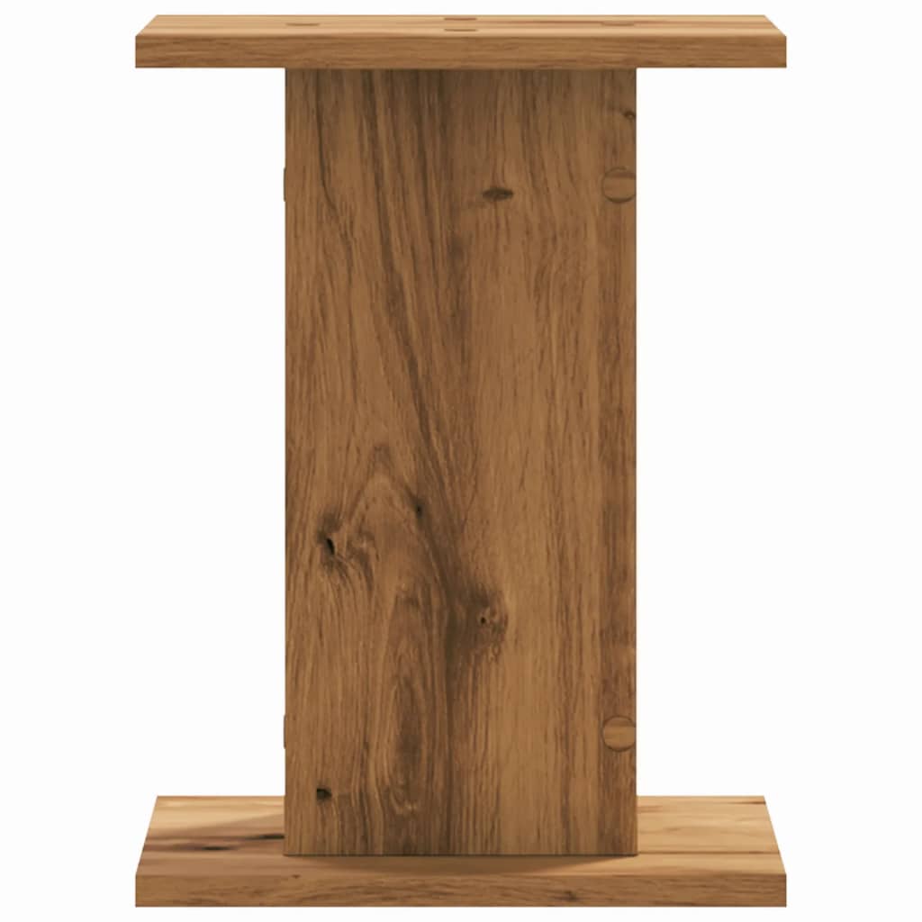 vidaXL Plant Stands 2 pcs Artisian Oak 30x30x40 cm Engineered Wood