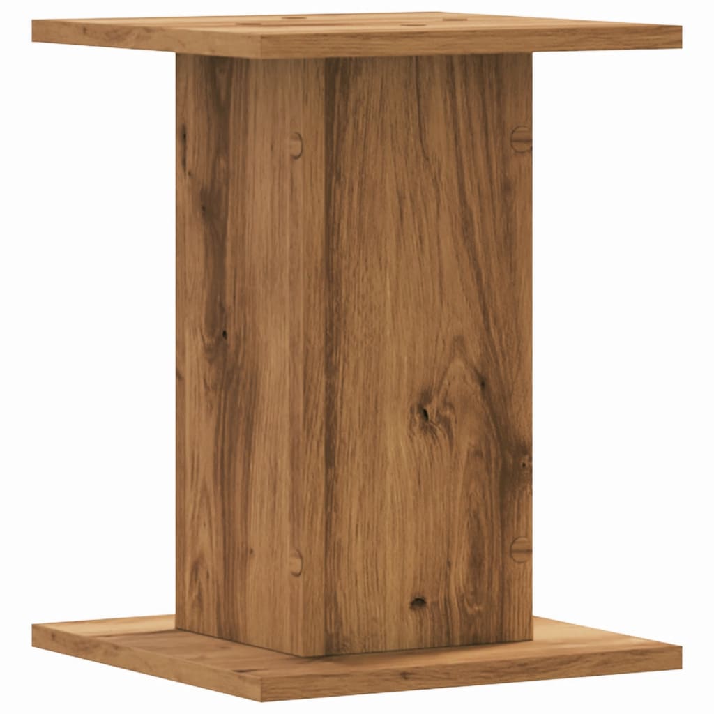 vidaXL Plant Stands 2 pcs Artisian Oak 30x30x40 cm Engineered Wood
