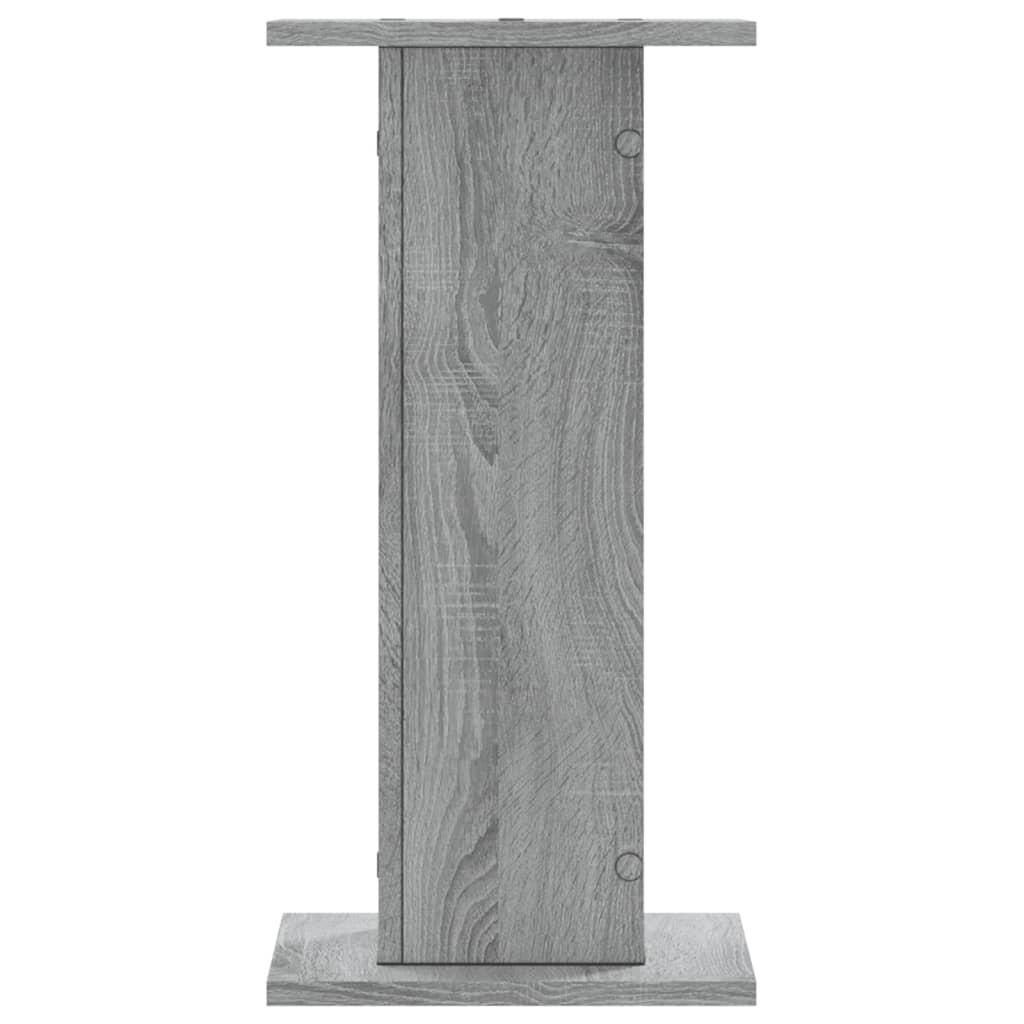 vidaXL Plant Stands 2 pcs Grey Sonoma 30x30x60 cm Engineered Wood