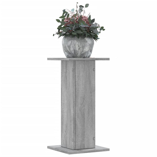 vidaXL Plant Stands 2 pcs Grey Sonoma 30x30x60 cm Engineered Wood