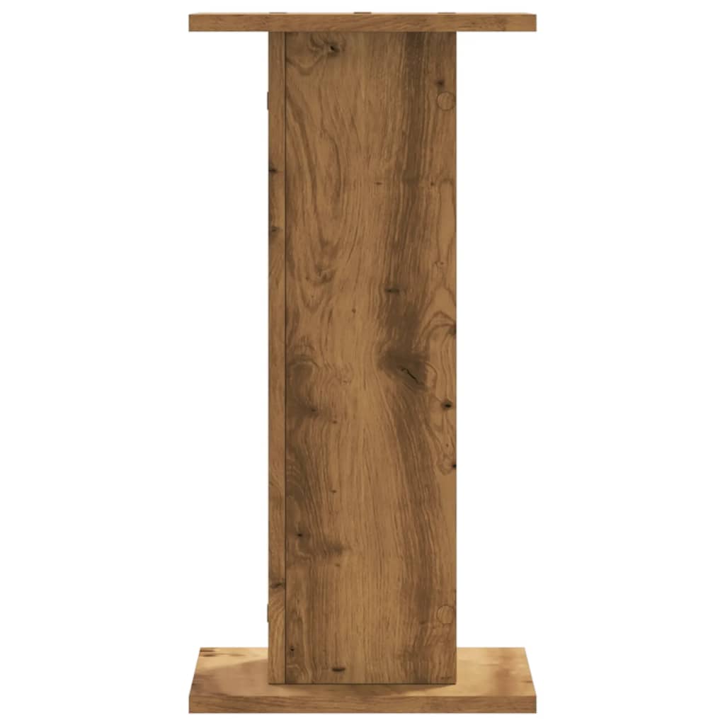 vidaXL Plant Stands 2 pcs Artisian Oak 30x30x60 cm Engineered Wood