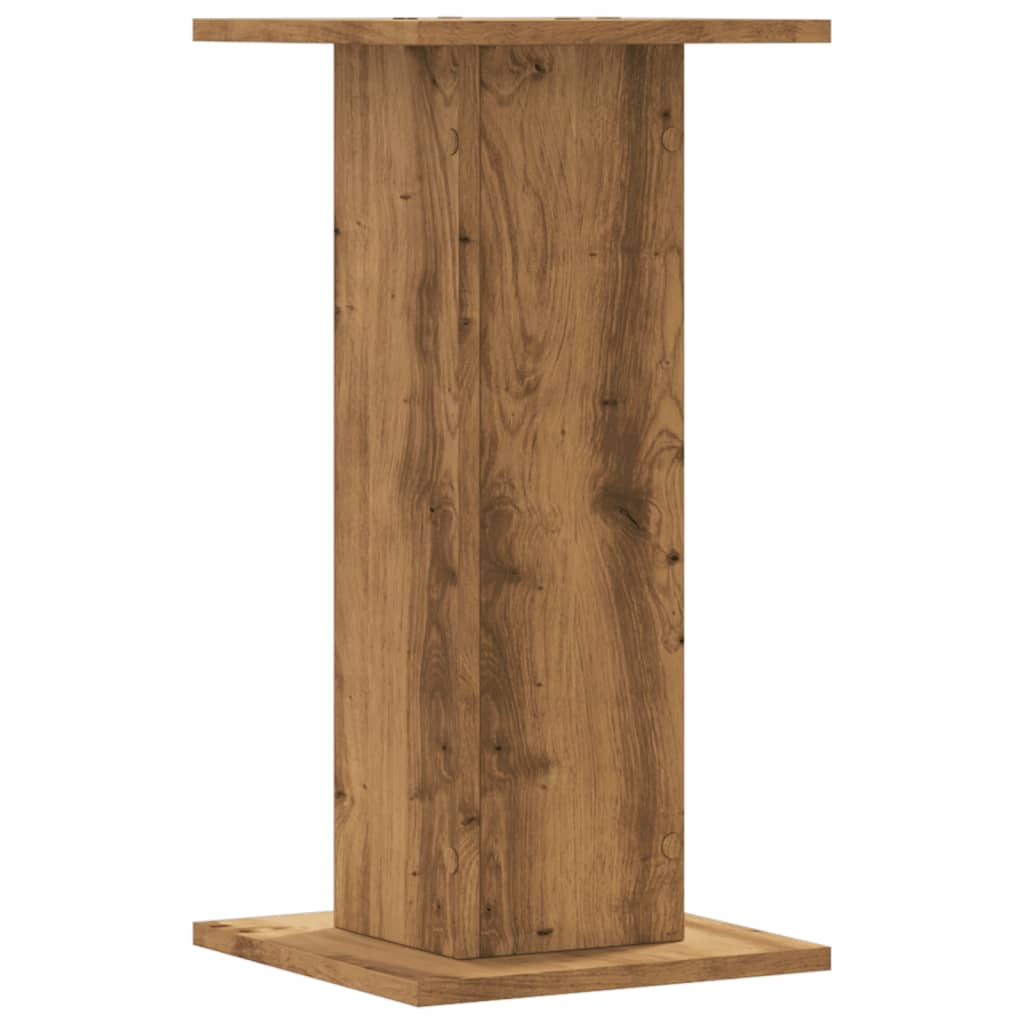 vidaXL Plant Stands 2 pcs Artisian Oak 30x30x60 cm Engineered Wood
