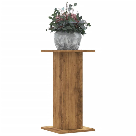 vidaXL Plant Stands 2 pcs Artisian Oak 30x30x60 cm Engineered Wood