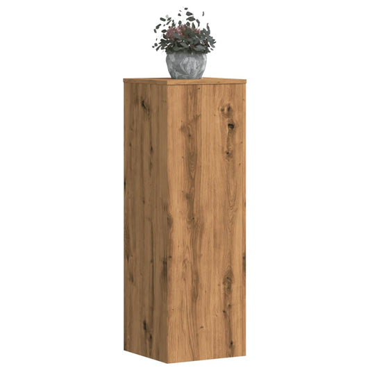 Plant Stand 2 pcs Oak 33 x 33 x 100 cm Engineered Wood