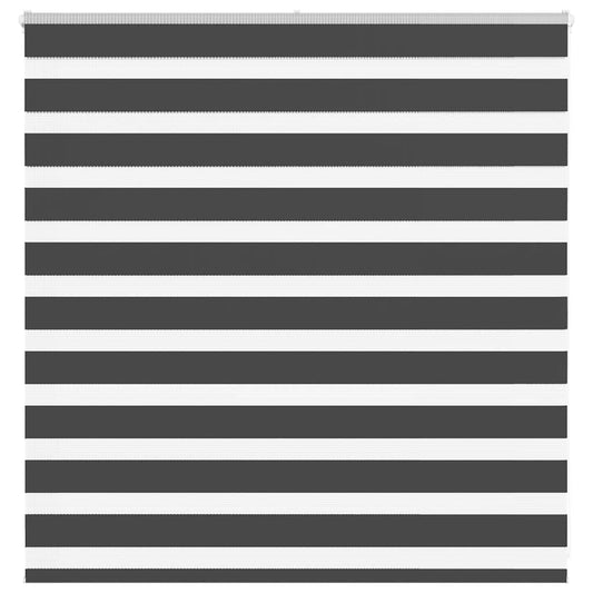 vidaXL Zebra Blind Black 150x100 cm Fabric Width 145.9 cm Polyester