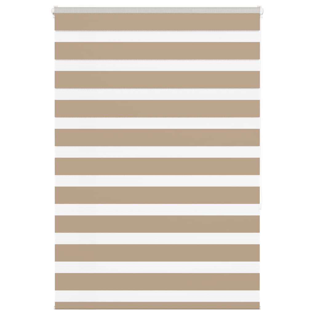 Zebra Blind Sand Brown 110x150 cm Fabric Width 105.9 cm Polyester