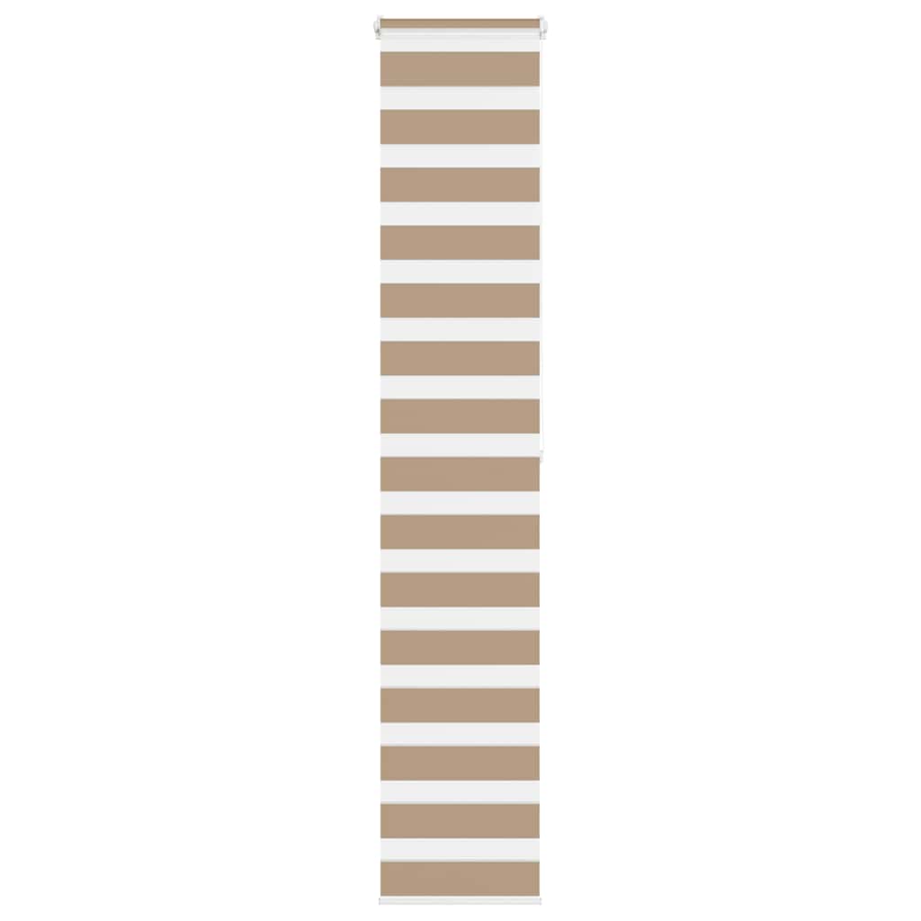 Zebra Blind Sand Brown 40x200 cm Fabric Width 35.9 cm Polyester