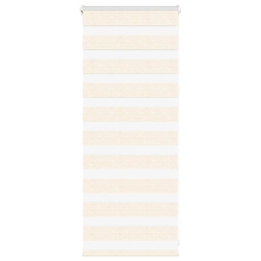 vidaXL Zebra Blind Marble Beige 60x100 cm Fabric Width 55.9 cm Polyester