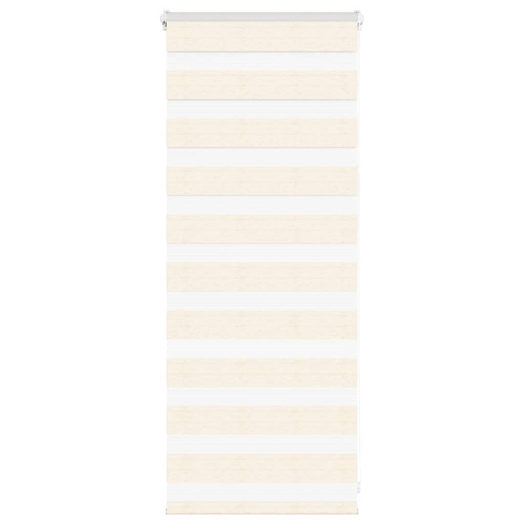 vidaXL Zebra Blind Marble Beige 65x100 cm Fabric Width 60.9 cm Polyester