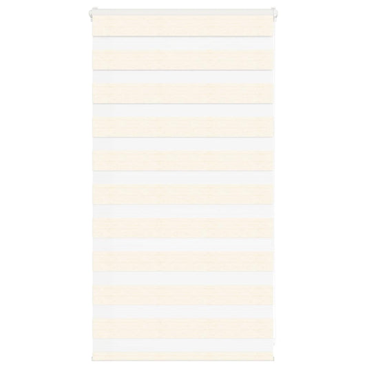 vidaXL Zebra Blind Marble Beige 70x100 cm Fabric Width 65.9 cm Polyester