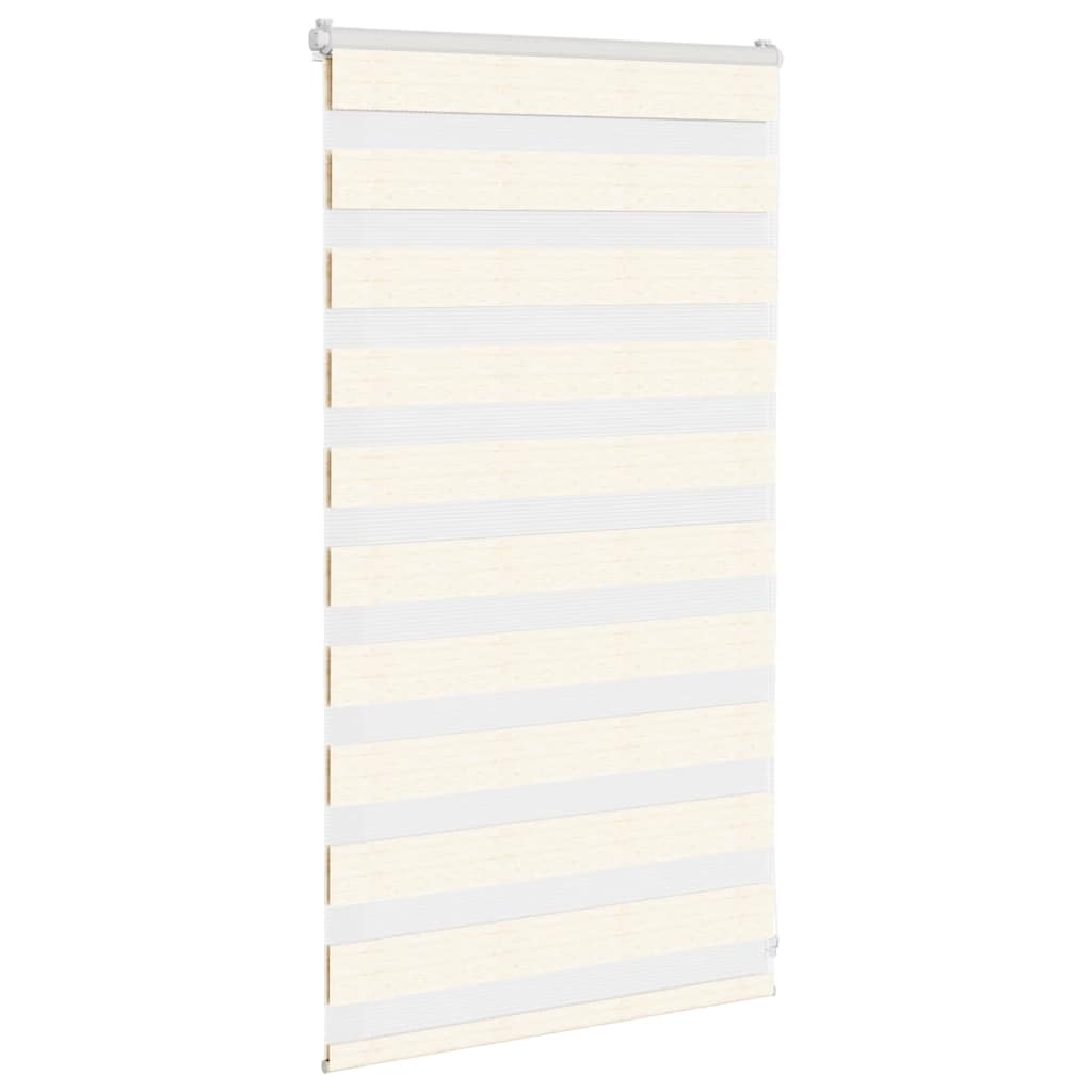 vidaXL Zebra Blind Marble Beige 75x100 cm Fabric Width 70.9 cm Polyester