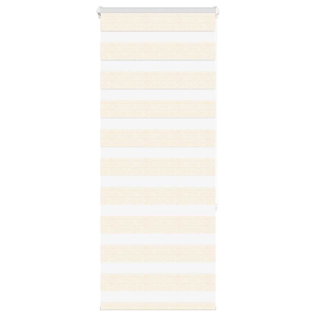 vidaXL Zebra Blind Marble Beige 60x150 cm Fabric Width 55.9 cm Polyester