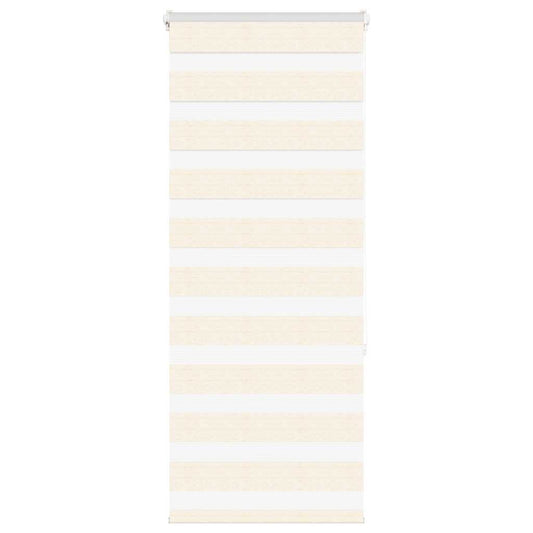 vidaXL Zebra Blind Marble Beige 60x150 cm Fabric Width 55.9 cm Polyester