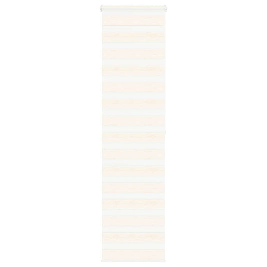 vidaXL Zebra Blind Marble Beige 60x200 cm Fabric Width 55.9 cm Polyester