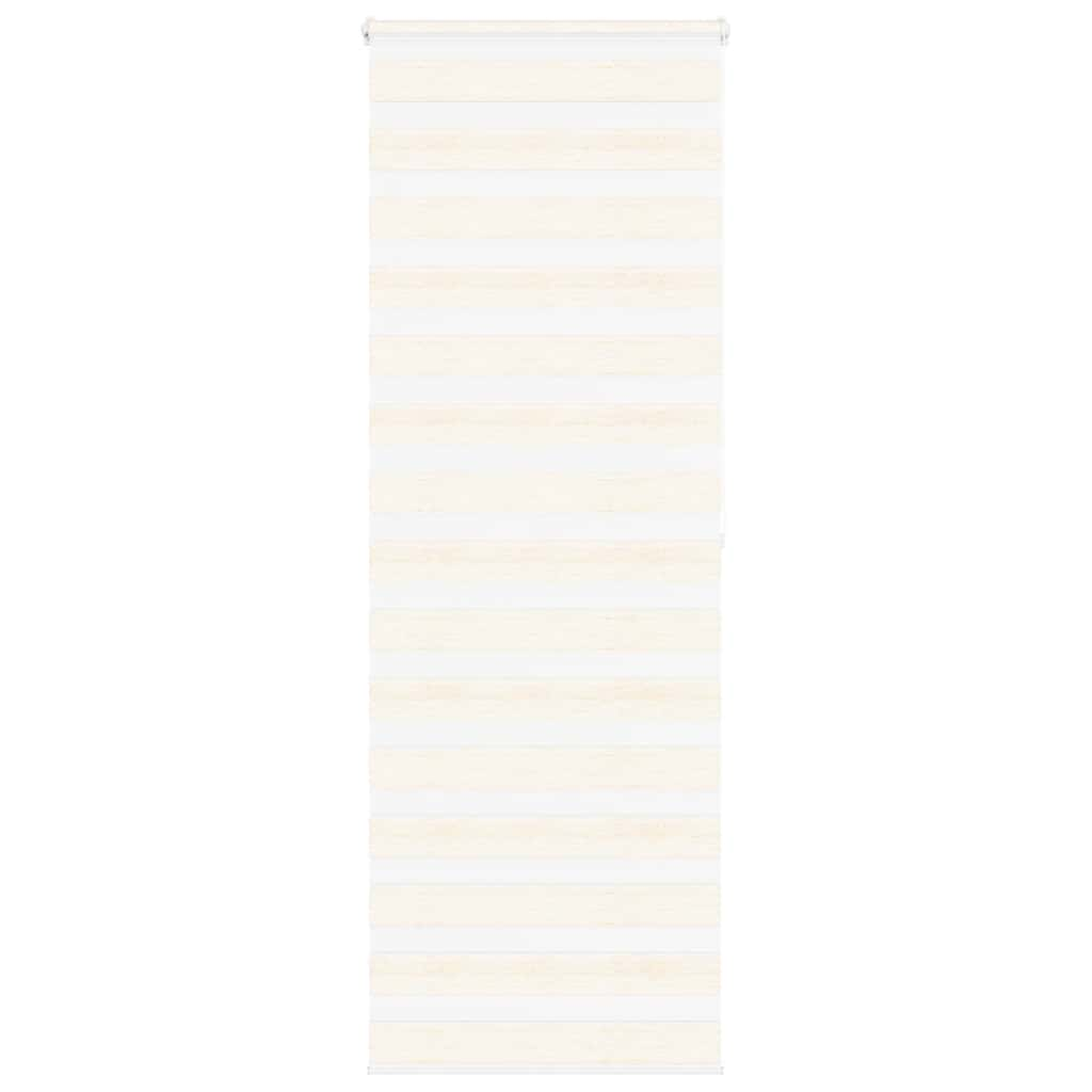 vidaXL Zebra Blind Marble Beige 70x200 cm Fabric Width 65.9 cm Polyester