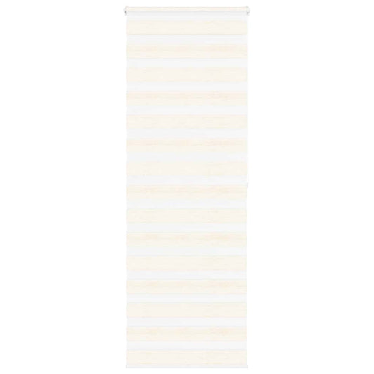 vidaXL Zebra Blind Marble Beige 70x200 cm Fabric Width 65.9 cm Polyester