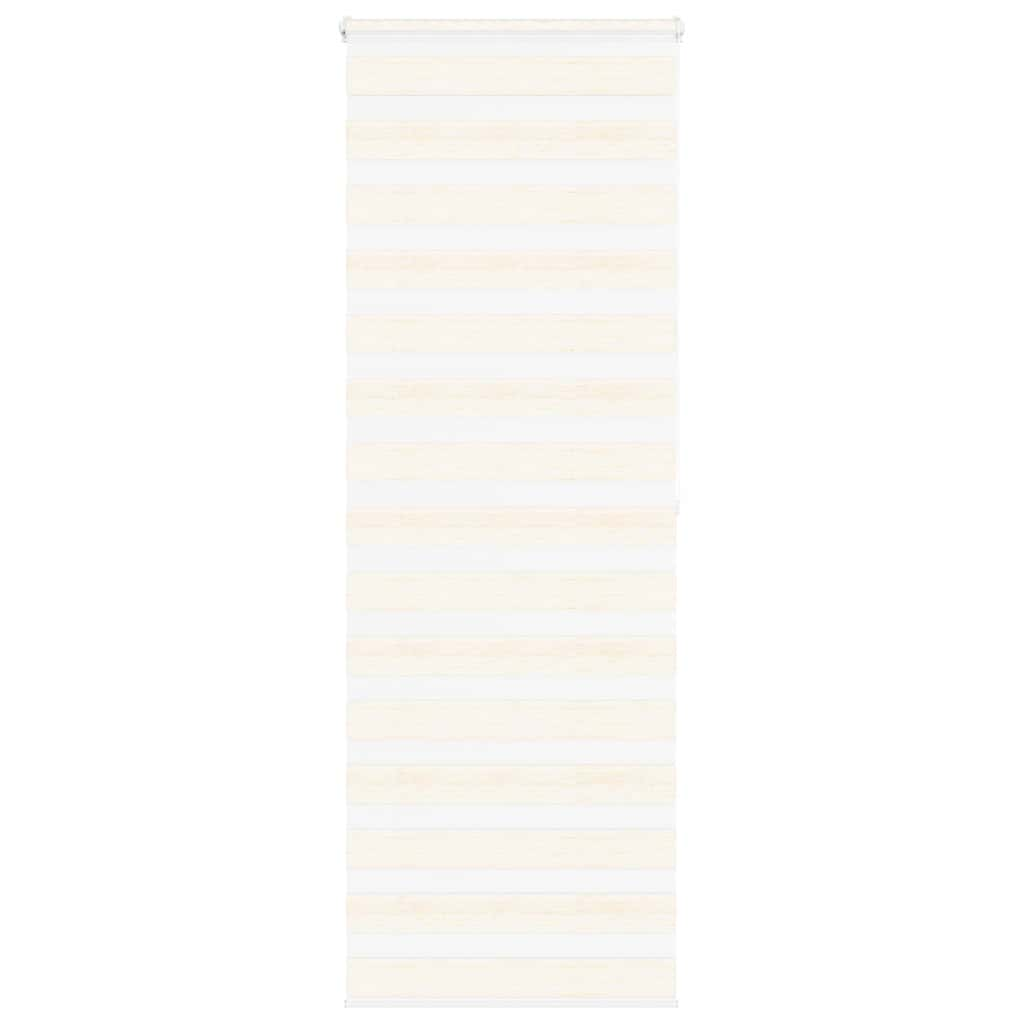 vidaXL Zebra Blind Marble Beige 75x200 cm Fabric Width 70.9 cm Polyester