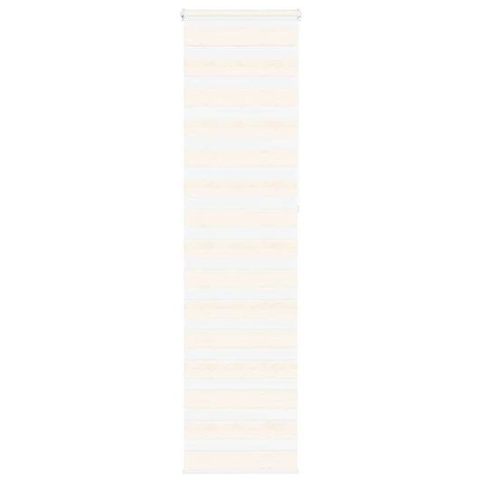 vidaXL Zebra Blind Marble Beige 60x230 cm Fabric Width 55.9 cm Polyester