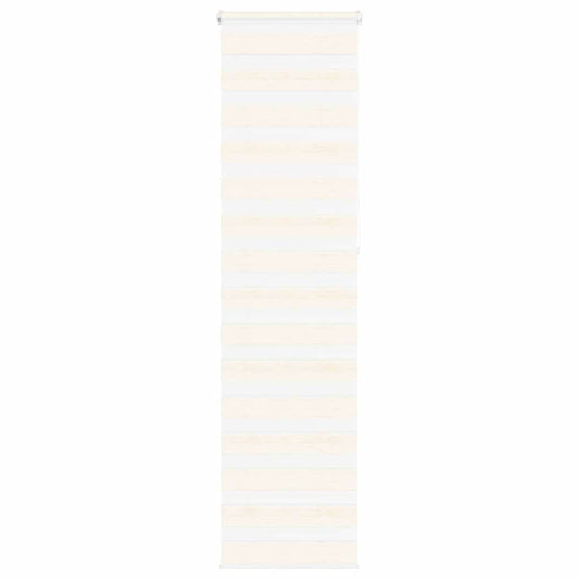 vidaXL Zebra Blind Marble Beige 65x230 cm Fabric Width 60.9 cm Polyester