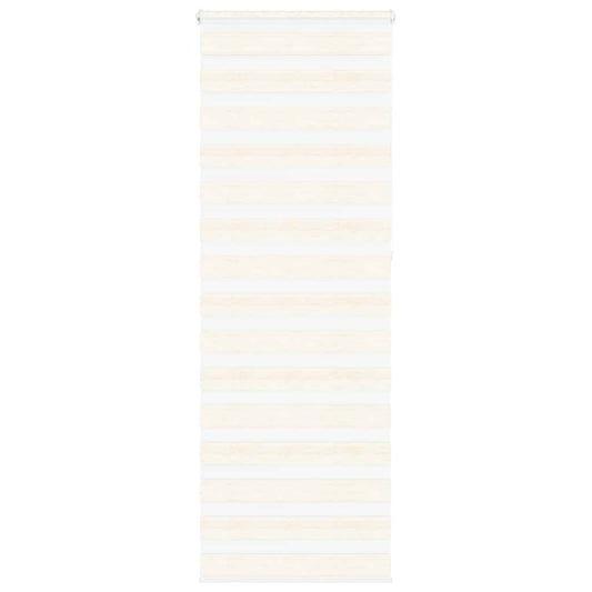 vidaXL Zebra Blind Marble Beige 70x230 cm Fabric Width 65.9 cm Polyester