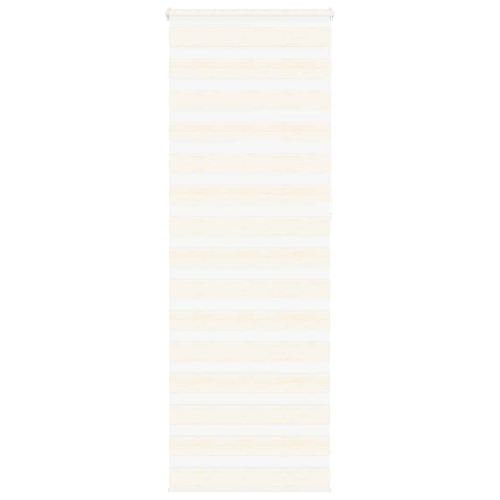 vidaXL Zebra Blind Marble Beige 75x230 cm Fabric Width 70.9 cm Polyester