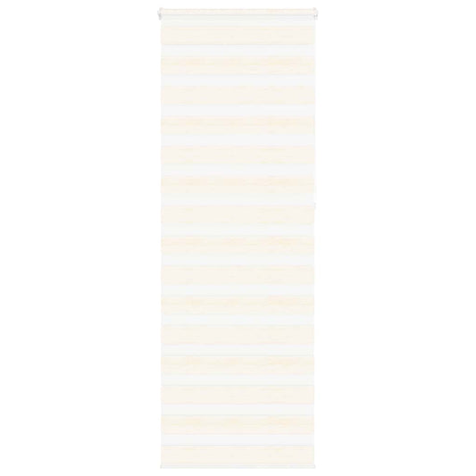 vidaXL Zebra Blind Marble Beige 75x230 cm Fabric Width 70.9 cm Polyester